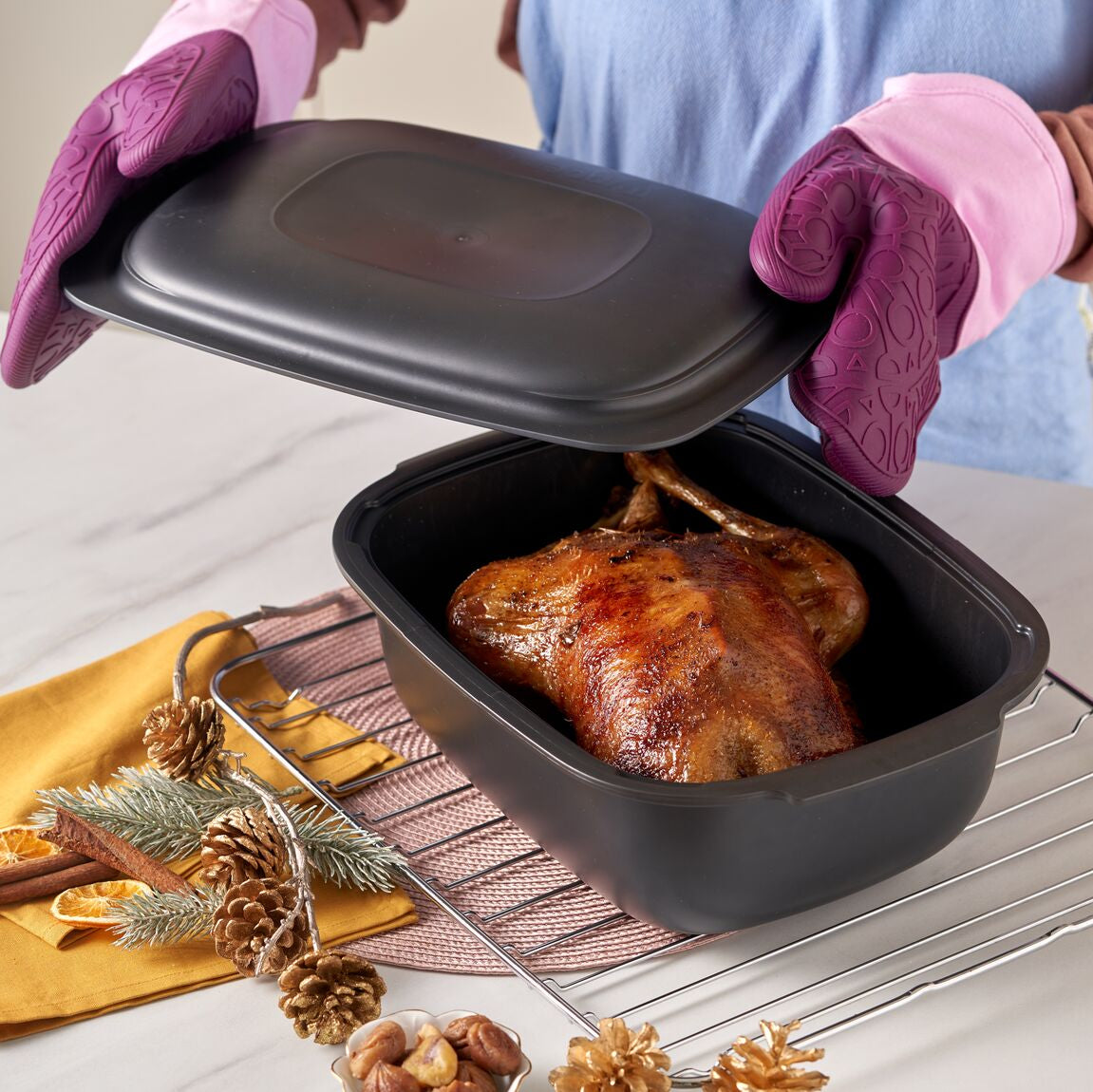 Silicone Oven Gloves - Large