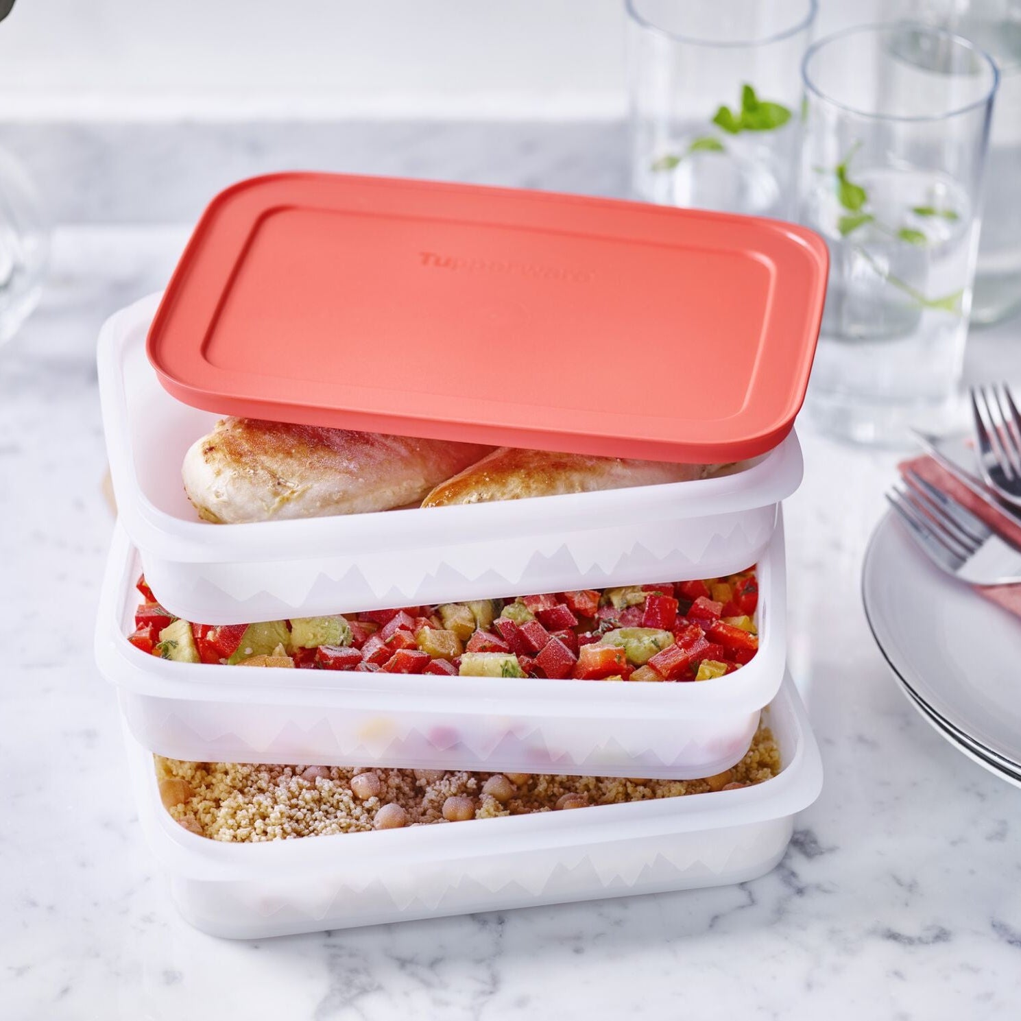 Stackable Freezer Storage 675 ml (3)