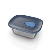 Oven Rectangular Glass With Lid 400ML