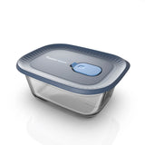 Oven Rectangular Glass With Lid 650ML