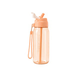 Straw Top Flask 550ml Peach