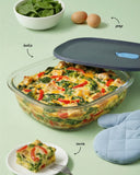 Oven Glass Set With Lid (4PCS)