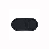 S.S. Oval Dual Jet Black Seal Cover